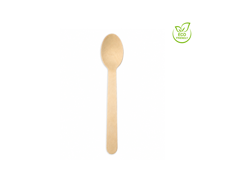Wooden Dessert Spoon