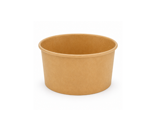1000ml (32oz) Round Kraft Paper Bowls
