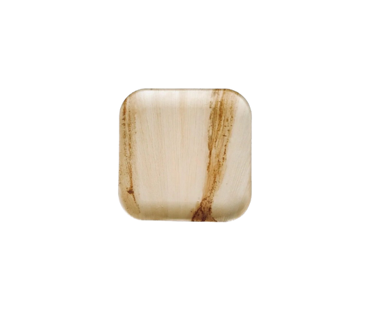 10″ (25 cm) Compostable Palm Leaf Square Plates