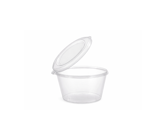 1oz Hinged Portion Pots with Lids