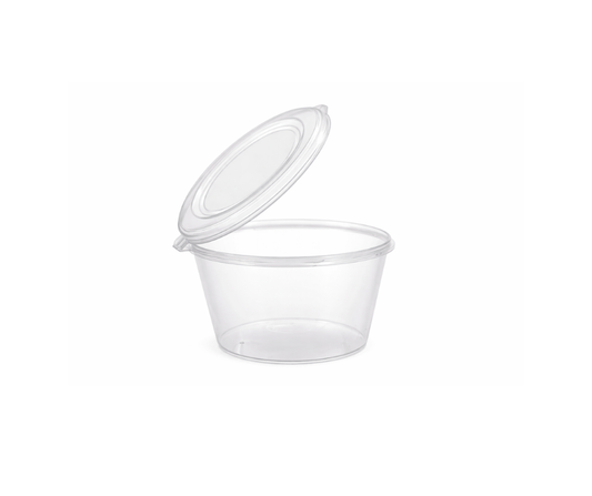2oz Hinged Sauce/ Portion Pots with Lids