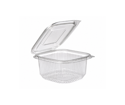 375ml Square Hinged Lid Salad Container