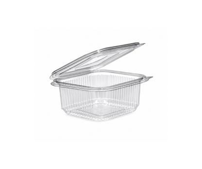 500ml Square Hinged Lid Salad Container