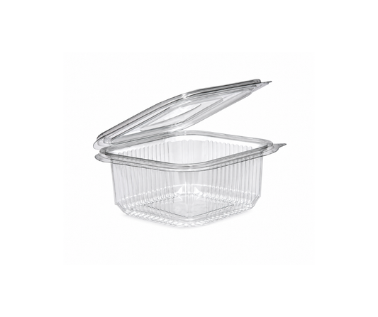 500ml Square Hinged Lid Salad Container
