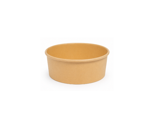 500ml kraft paper food bowl 18oz for takeaway food