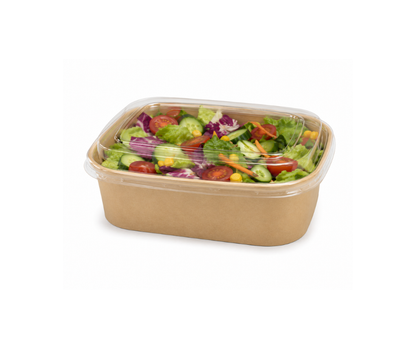 650ml Rectangular Kraft Bowl