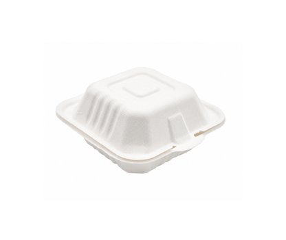 6 x6 Bagasse Burger Box YePack