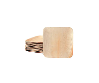 6″ Square Palm Leaf Plates