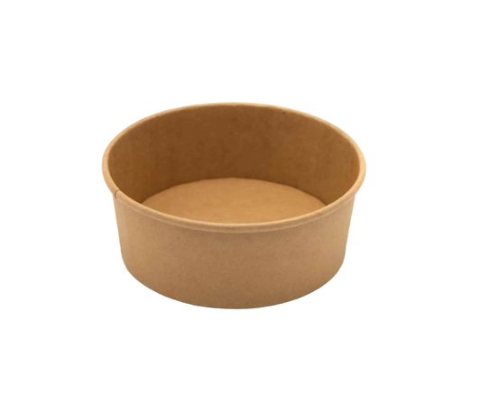 750ml round kraft paper food bowl 26oz for takeaway meals