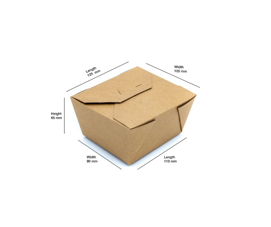 No 1 Kraft Deli leakproof food box - 450pk YePack