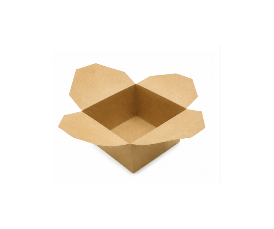 No5 Kraft deli leakproof food box - 300pk YePack