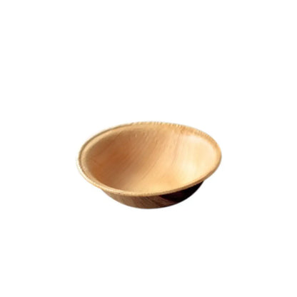 4″ Round Palm Leaf Bowls