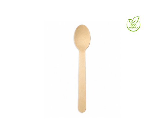 Wooden Dessert Spoon