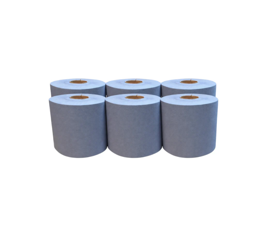 Heavy duty blue roll 6 pack