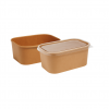 1000ml Rectangular Kraft Bowl