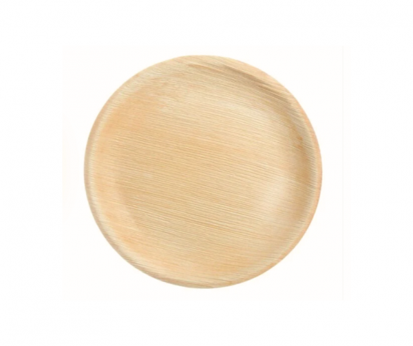 10_25_cm_Palm_Leaf_Round_Disposable_Plates_1 (1) 10″ (25 cm) Compostable Palm Leaf Shallow Round Plates