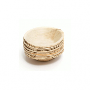 4″ Round Palm Leaf Bowls | Eco-Friendly & Biodegradable