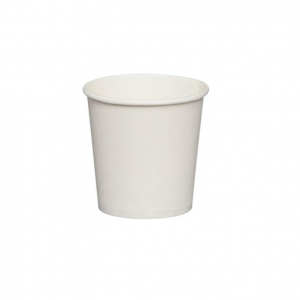4oz single wall white cups