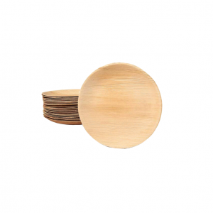 7" (18 cm) Round Palm Leaf Plates