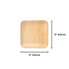 6″ Square Palm Leaf Plates