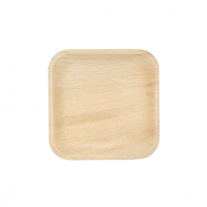 8" (20 cm) Square Palm Leaf Plates | Eco Disposable Plates UK