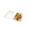 Bagasse Compostable Lunch Box 9x6 Inch