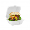 6 x 6 Bagasse Burger Box