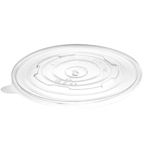 Kraft Food Bowl Clear PP Lid Fits - 500/750/1000ml