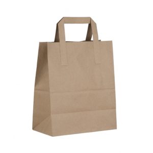 S.O.S Kraft Large Bags with Flat Handles