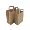 S.O.S Kraft Medium Bags with Flat Handles