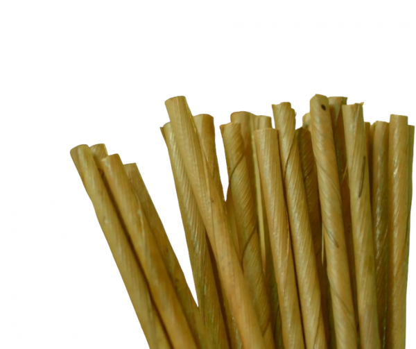 Coconut Palm Leaf Straws 140x4mm