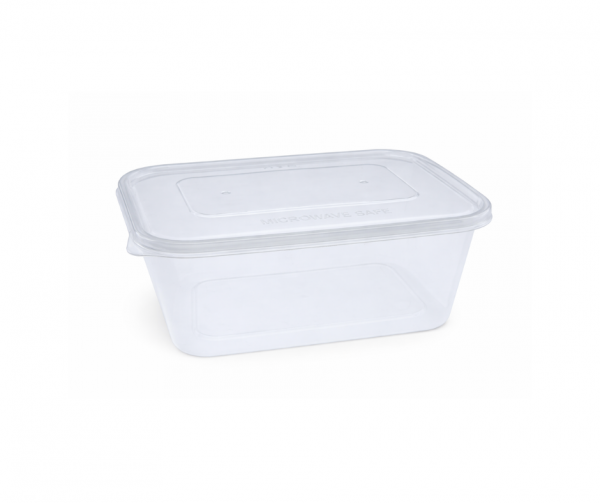 1000ml Microwavable Containers & Lids