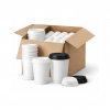 12oz White Double Wall Coffee Cups | Recyclable UK