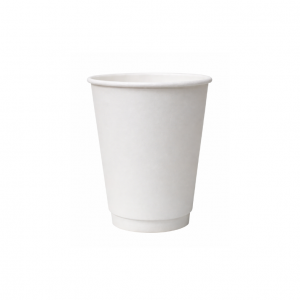 12oz double wall cup white 12oz White Double Wall Coffee Cups | Recyclable UK