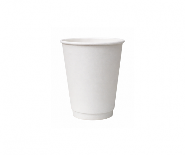 12oz White Double Wall Coffee Cups | Recyclable UK