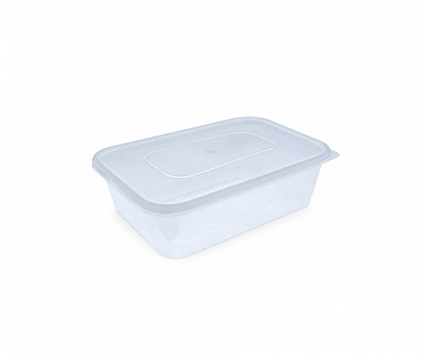 650ml Microwavable Containers & Lids