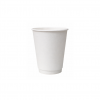 8oz White Double Wall Coffee Cups – Insulated Paper Cups for Hot Drinks