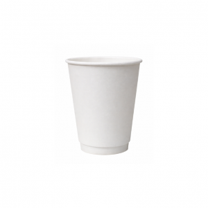 8oz double wall cup white 8oz White Double Wall Coffee Cups – Insulated Paper Cups for Hot Drinks