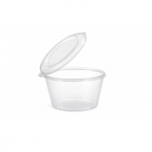 2oz Hinged Portion Pots with Lids 2oz Hinged Portion Pots with Lids