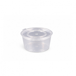4oz Hinged Clear Sauce Pots 4oz Hinged Clear Sauce Pots